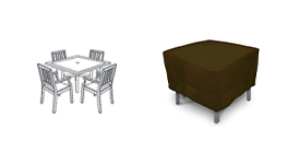 Square Table Set Cover 
