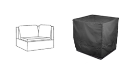 Corner Sectional Chair Cover 