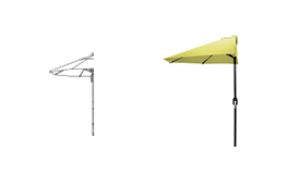 Steel Market Umbrella - 9'	